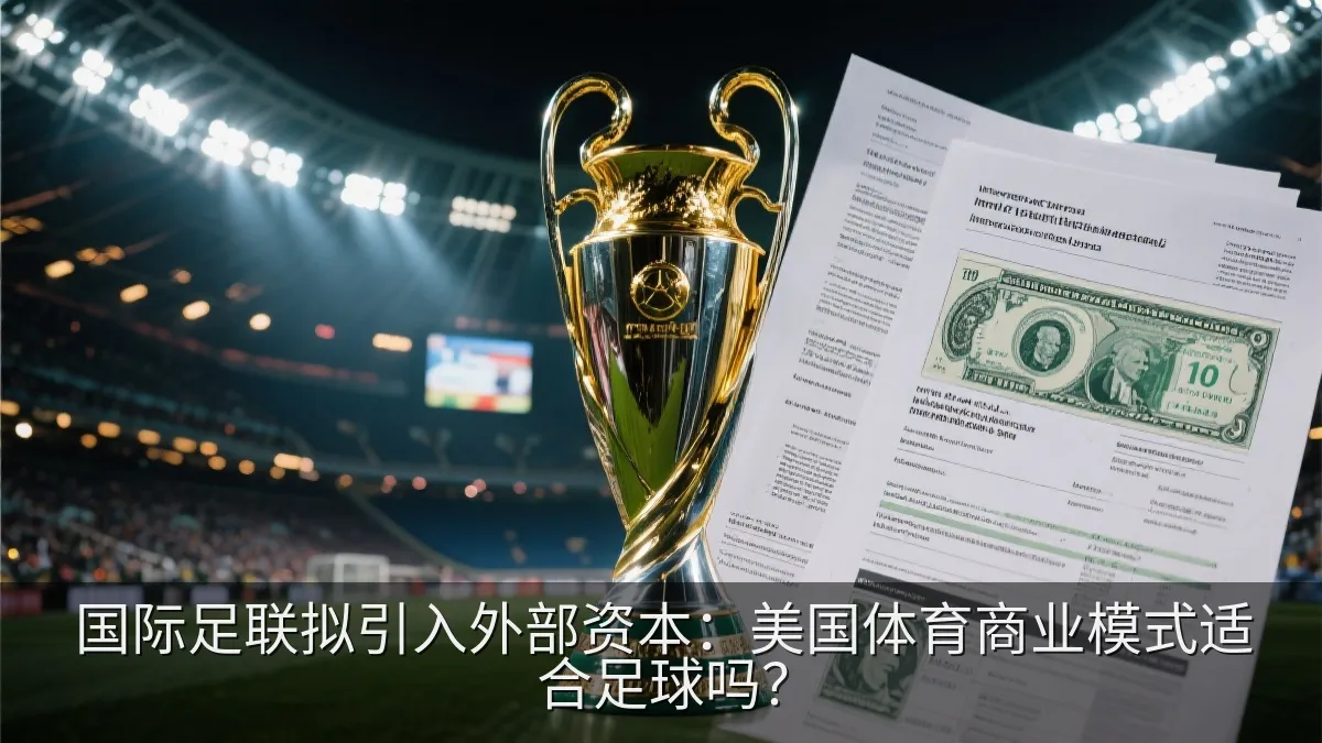 国际足联拟引入外部资本：美国体育商业模式适合足球吗？